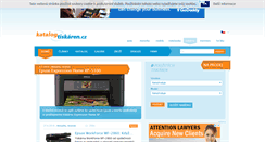 Desktop Screenshot of katalog-tiskaren.cz
